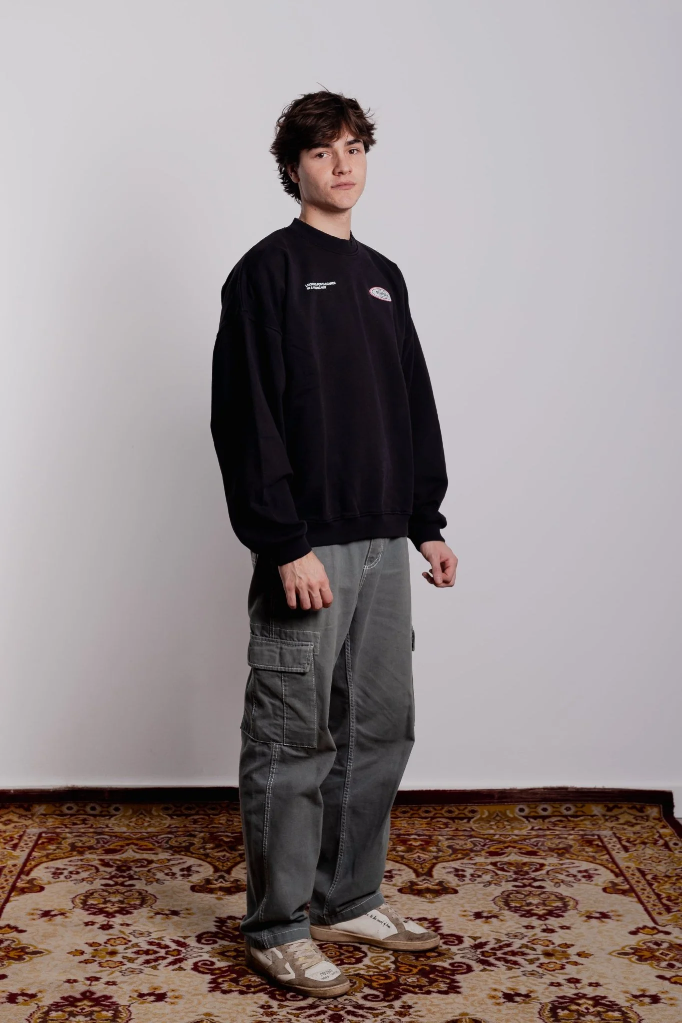 BLACK SATURNO CREWNECK - Image 5