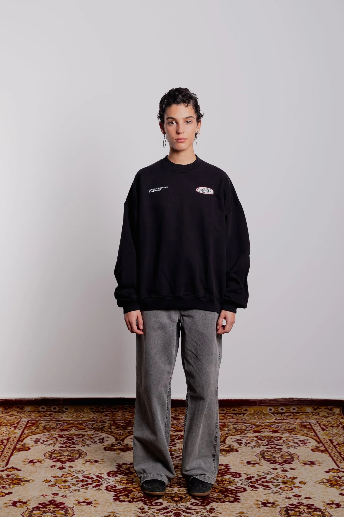 BLACK SATURNO CREWNECK - Image 7
