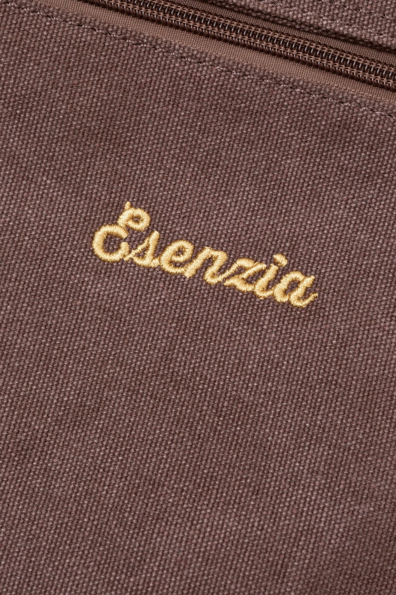 BOLSA CLÁSICA DE LONA MARRÓN - Image 3