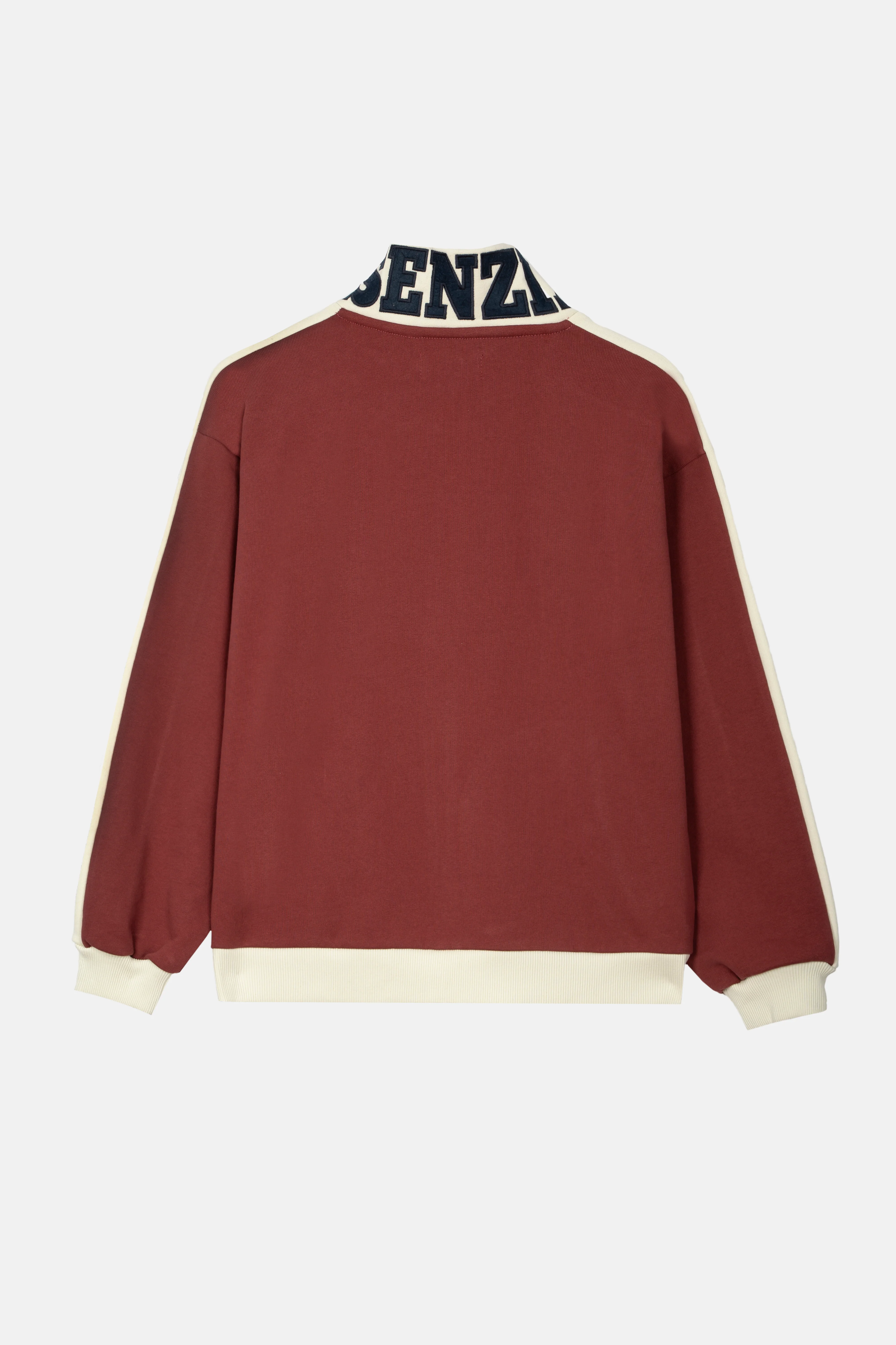 BORDEAUX LETTER NECK TRACKJACKET - Image 3