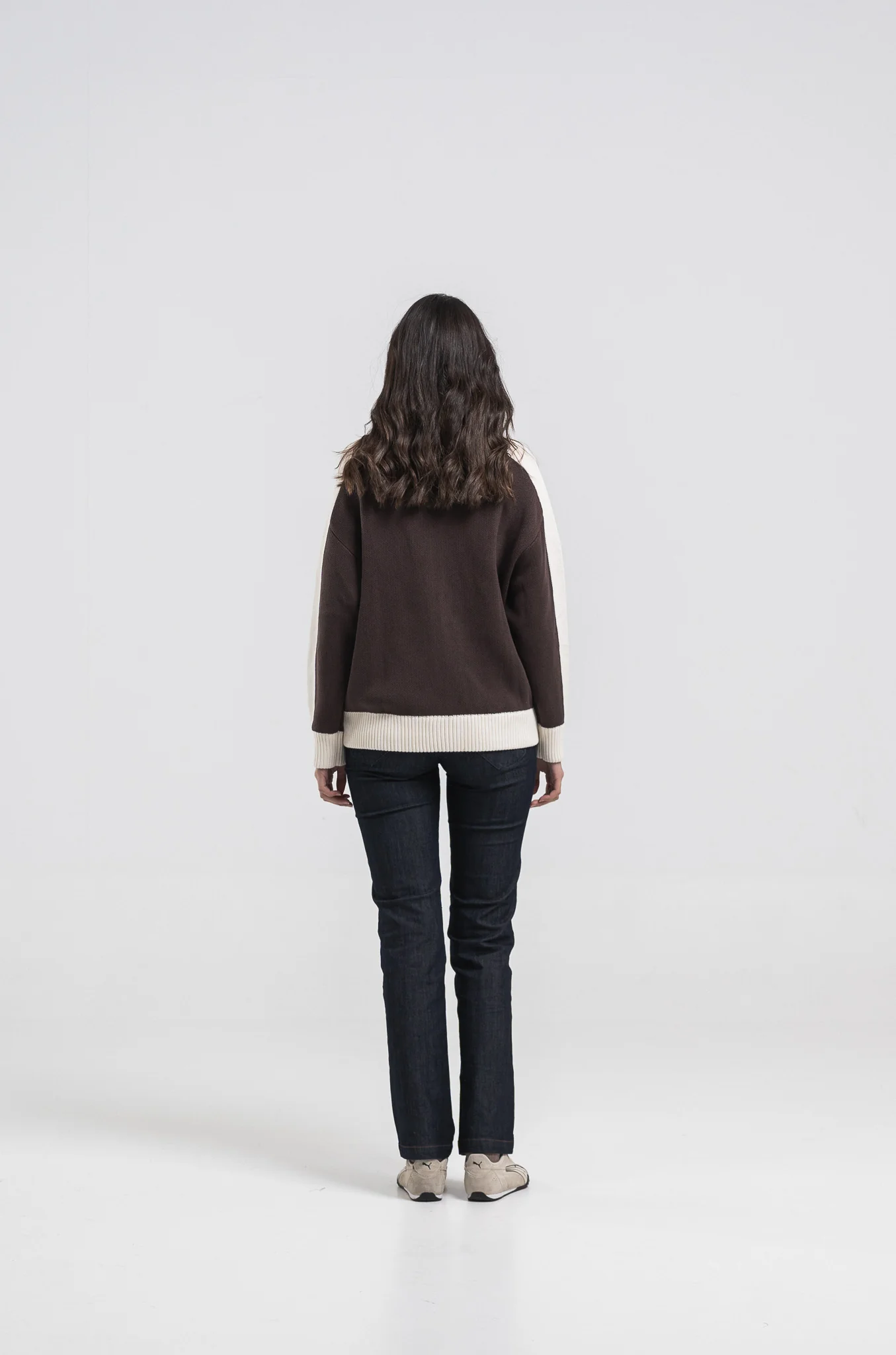 BROWN APRES KNIT ZIPPER - Image 5