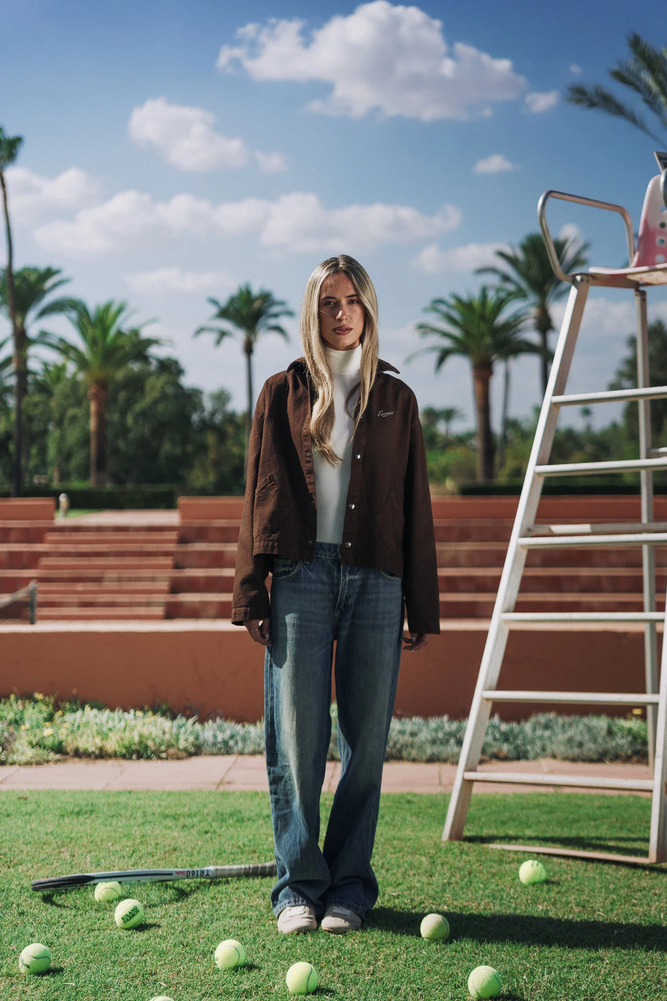 BROWN ESSENTIAL JACKET - Image 4