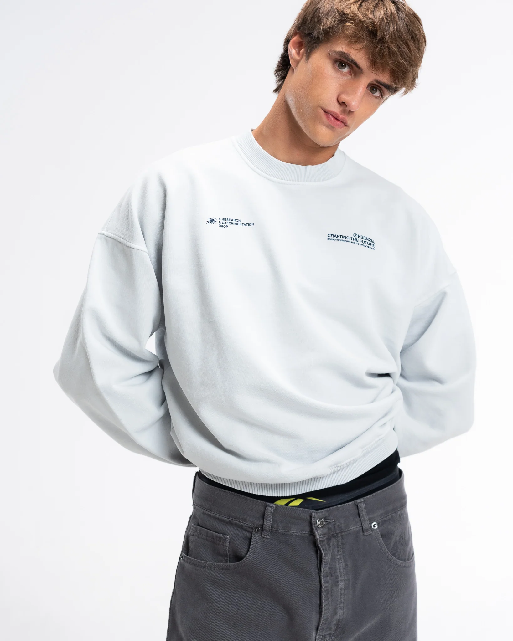 CHALK WHITE SPARK CREWNECK - Image 10