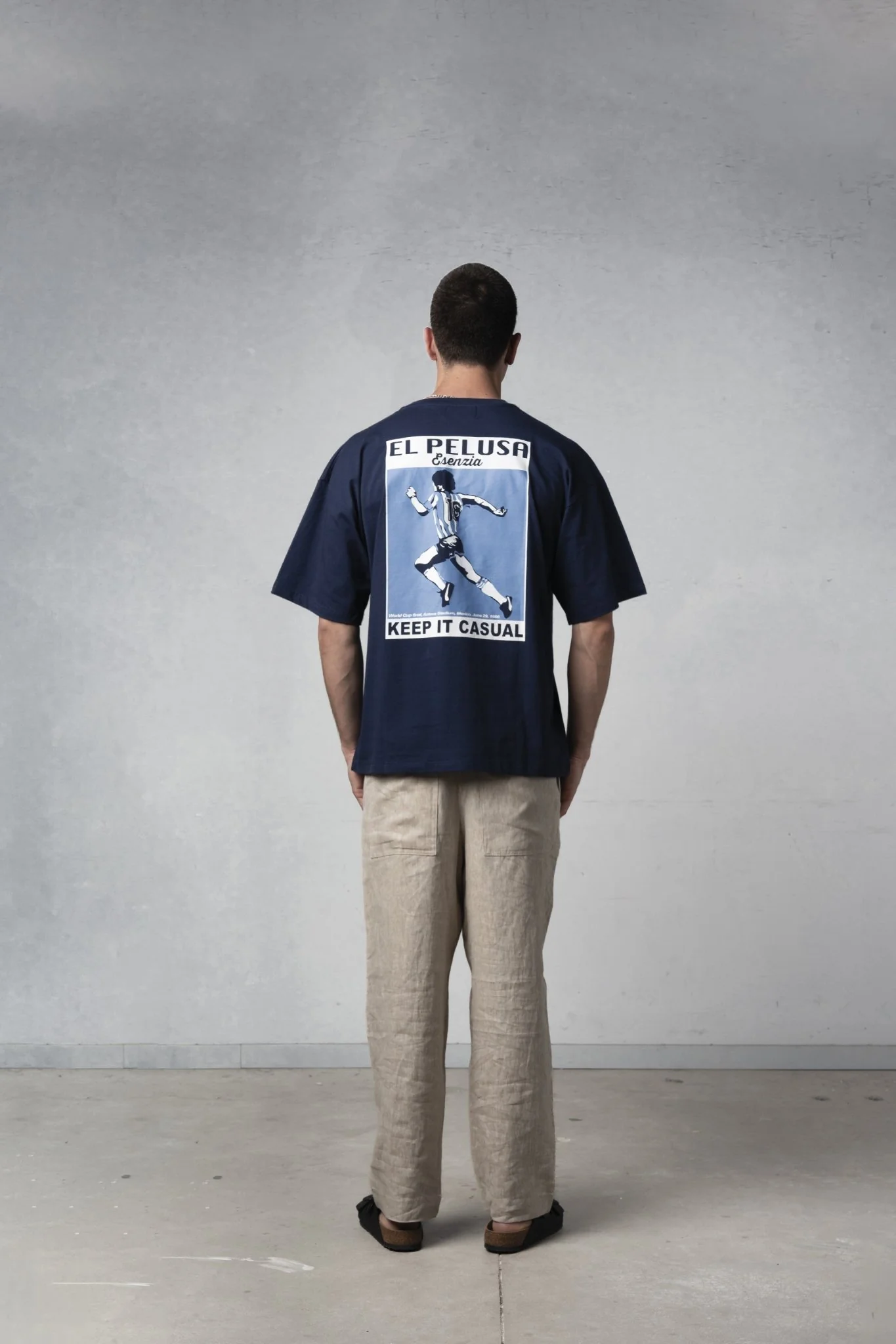 DARK BLUE D10S TEE - Image 5
