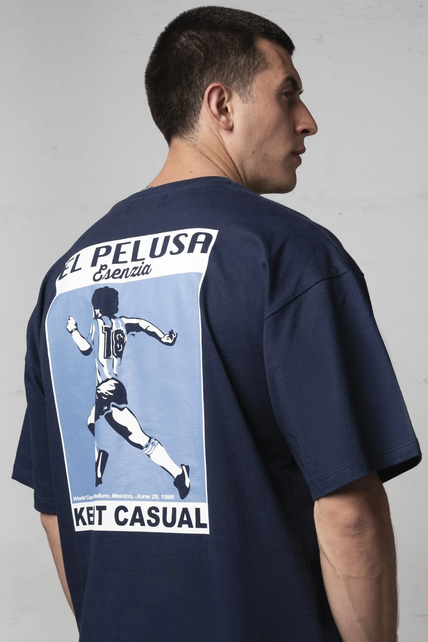 DARK BLUE D10S TEE - Image 6