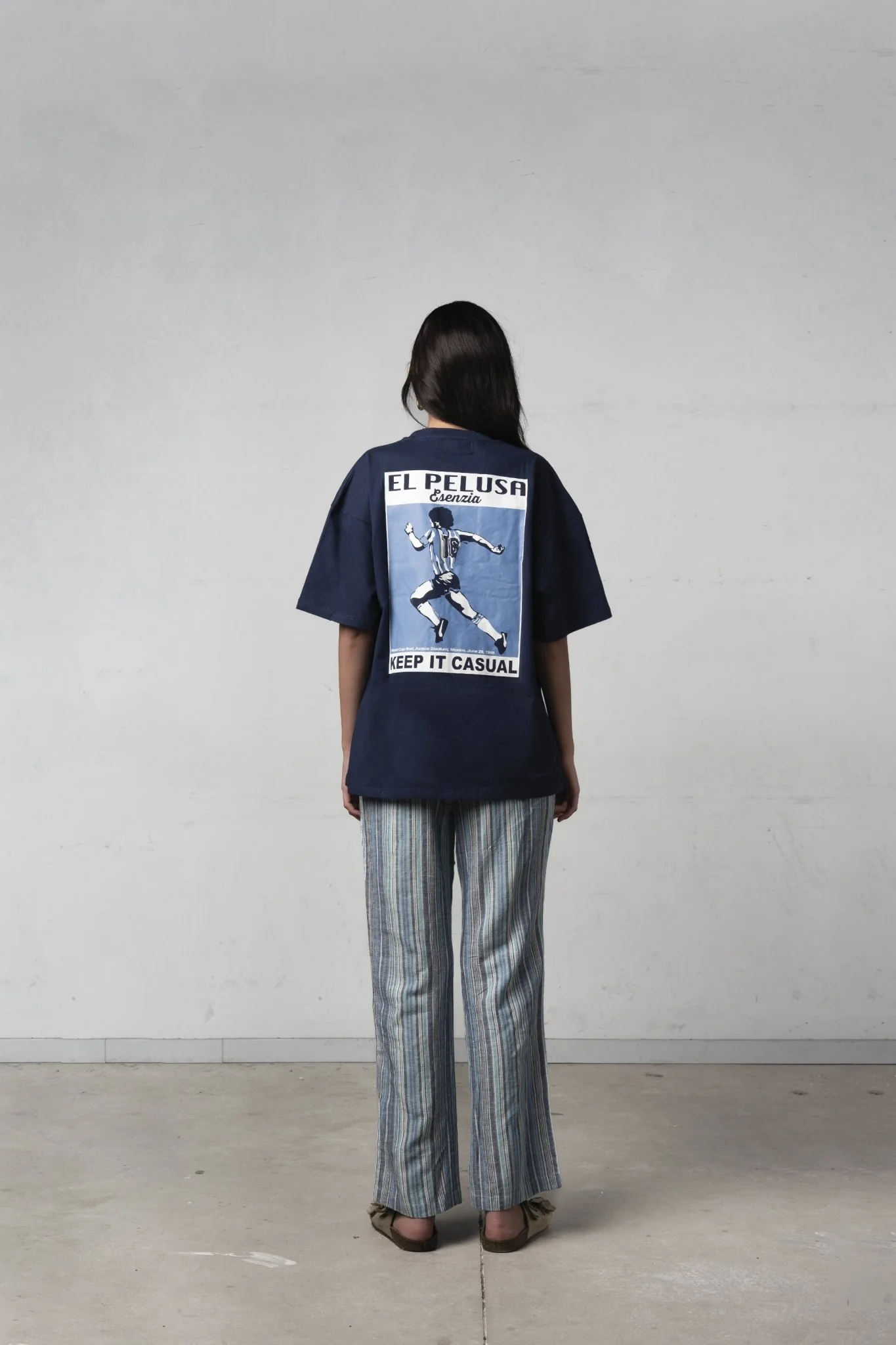 DARK BLUE D10S TEE - Image 8