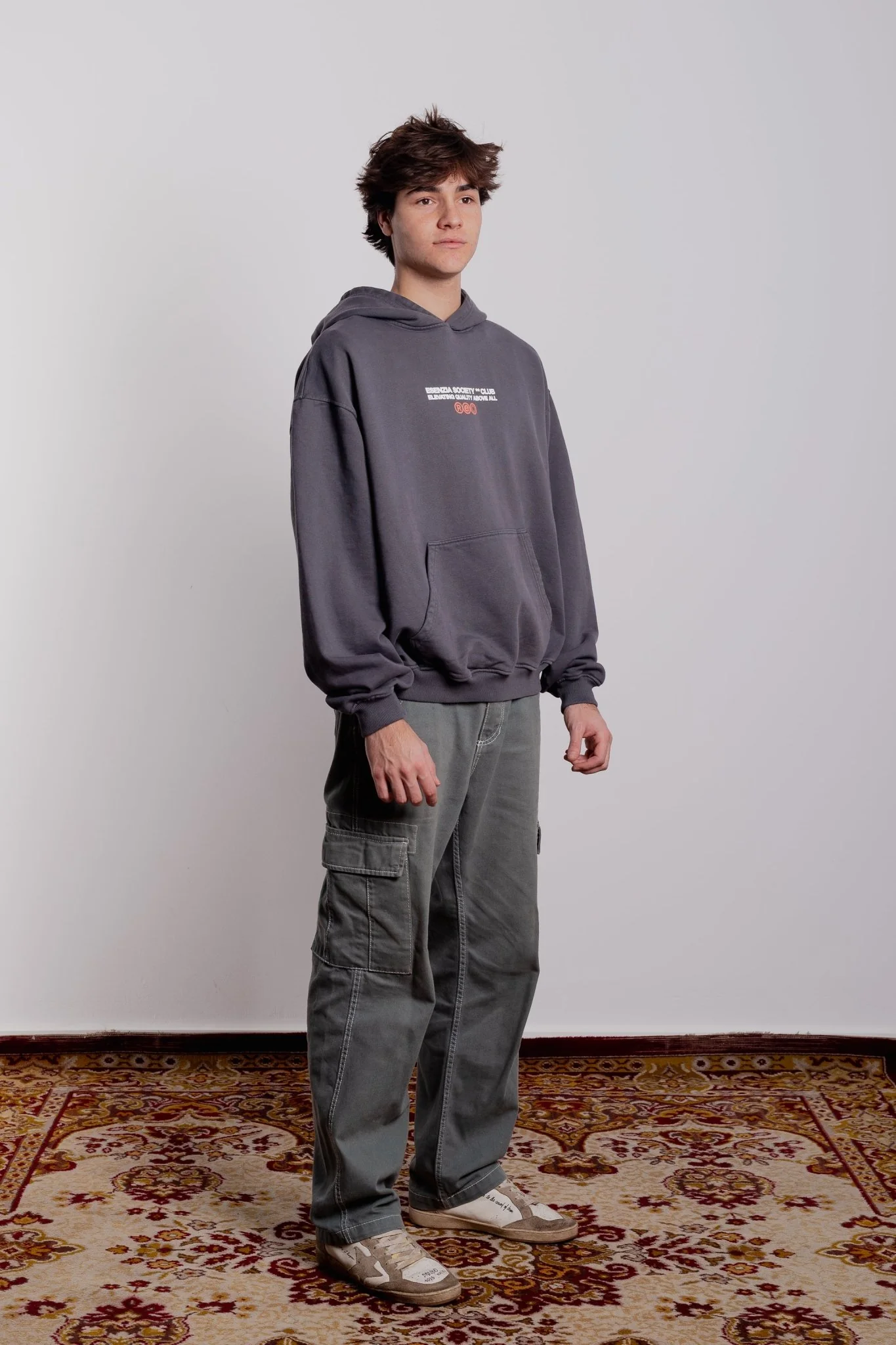 DARK GREY COSMOS HOODIE - Image 3
