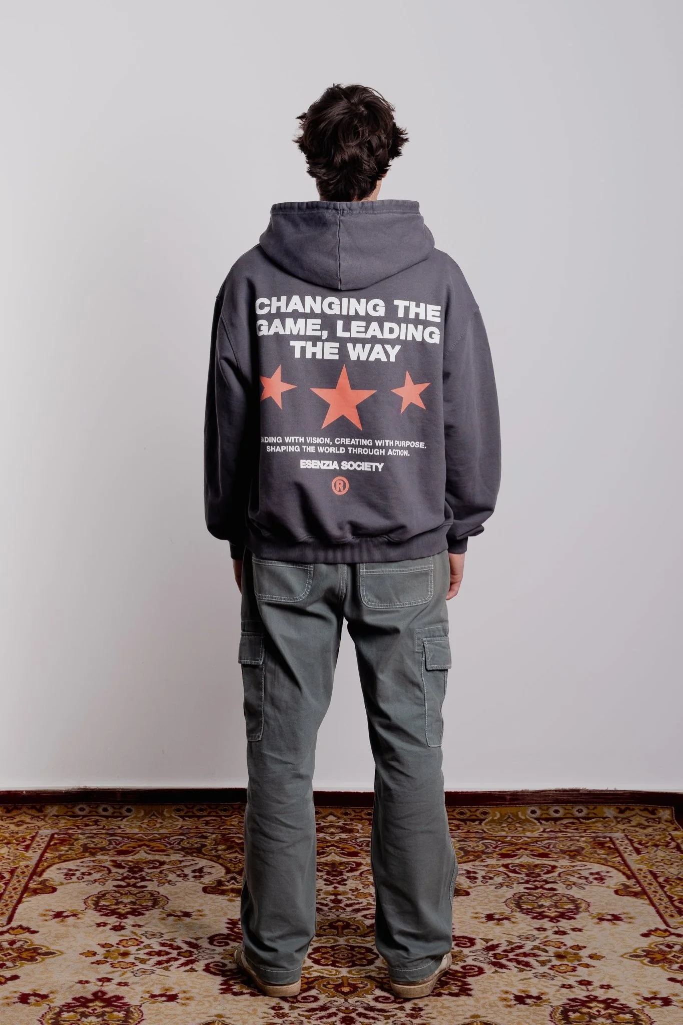 DARK GREY COSMOS HOODIE - Image 5