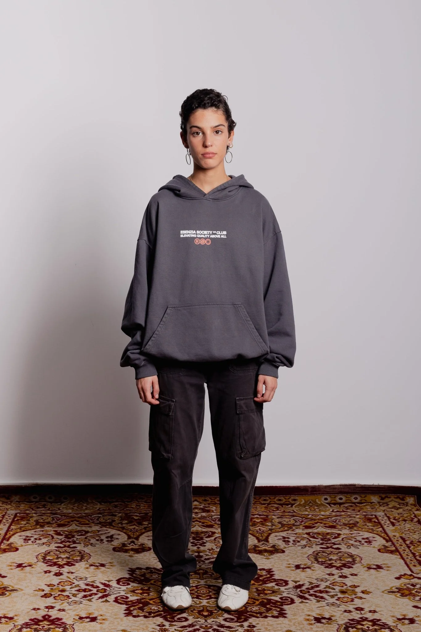 DARK GREY COSMOS HOODIE - Image 6
