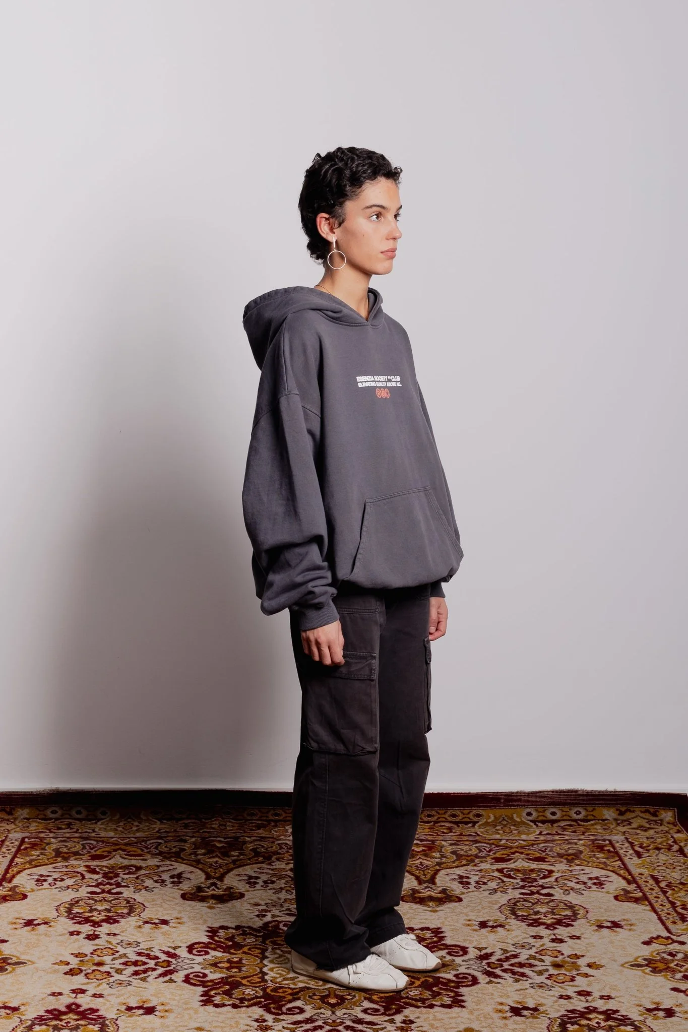 DARK GREY COSMOS HOODIE - Image 7