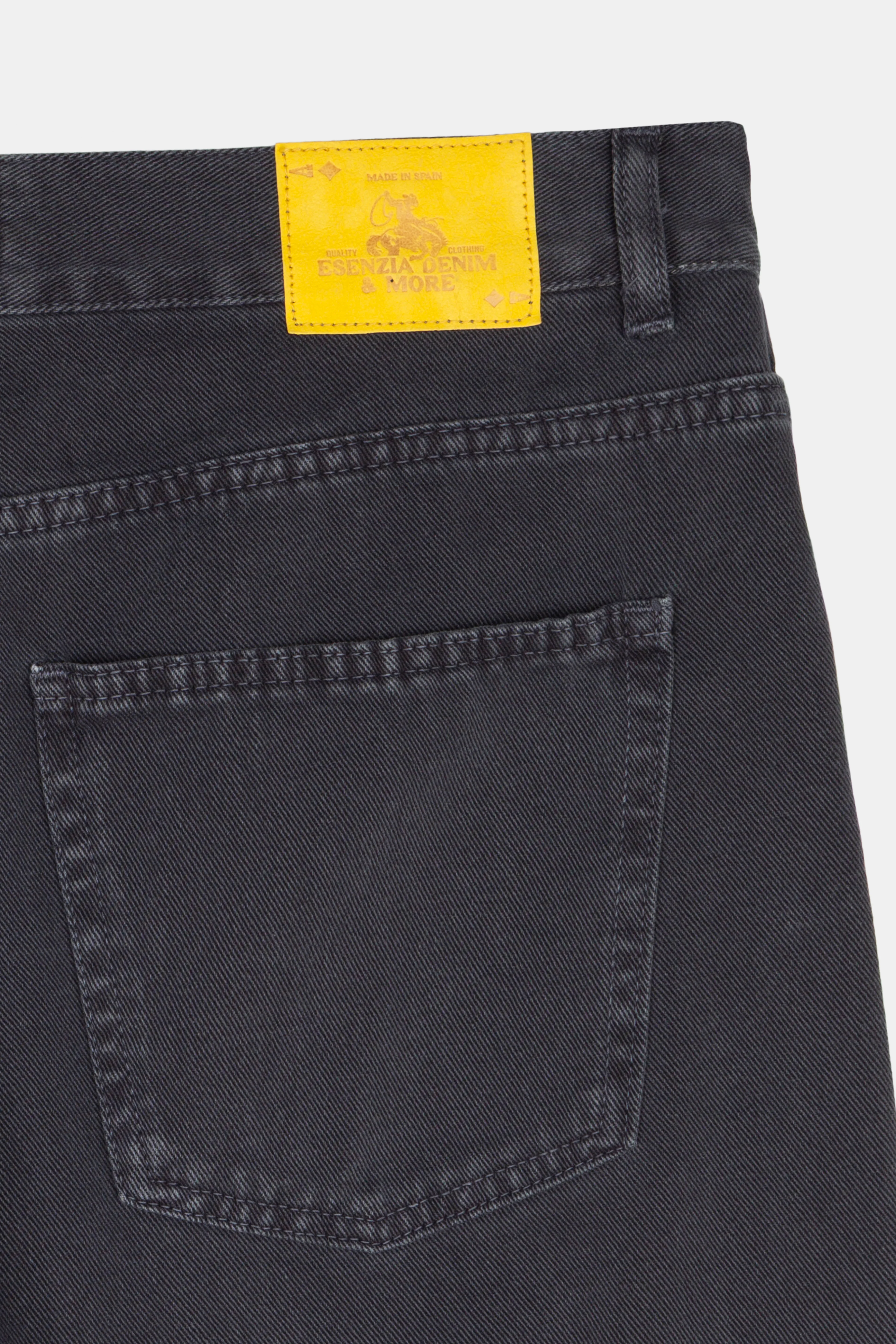 DENIM STRAIGHT PANTS NAVY - Image 4