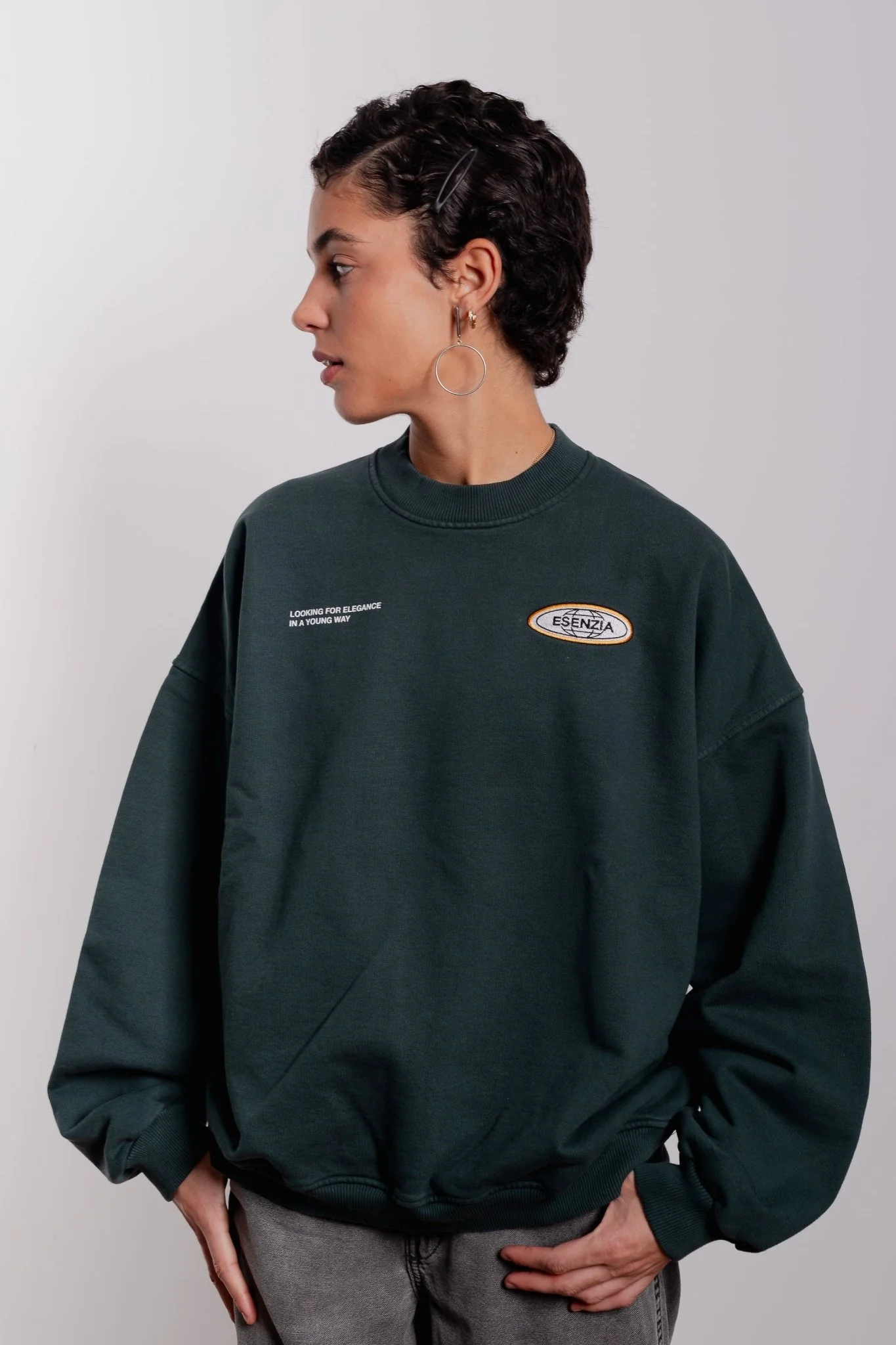 GREEN SATURNO CREWNECK - Image 10