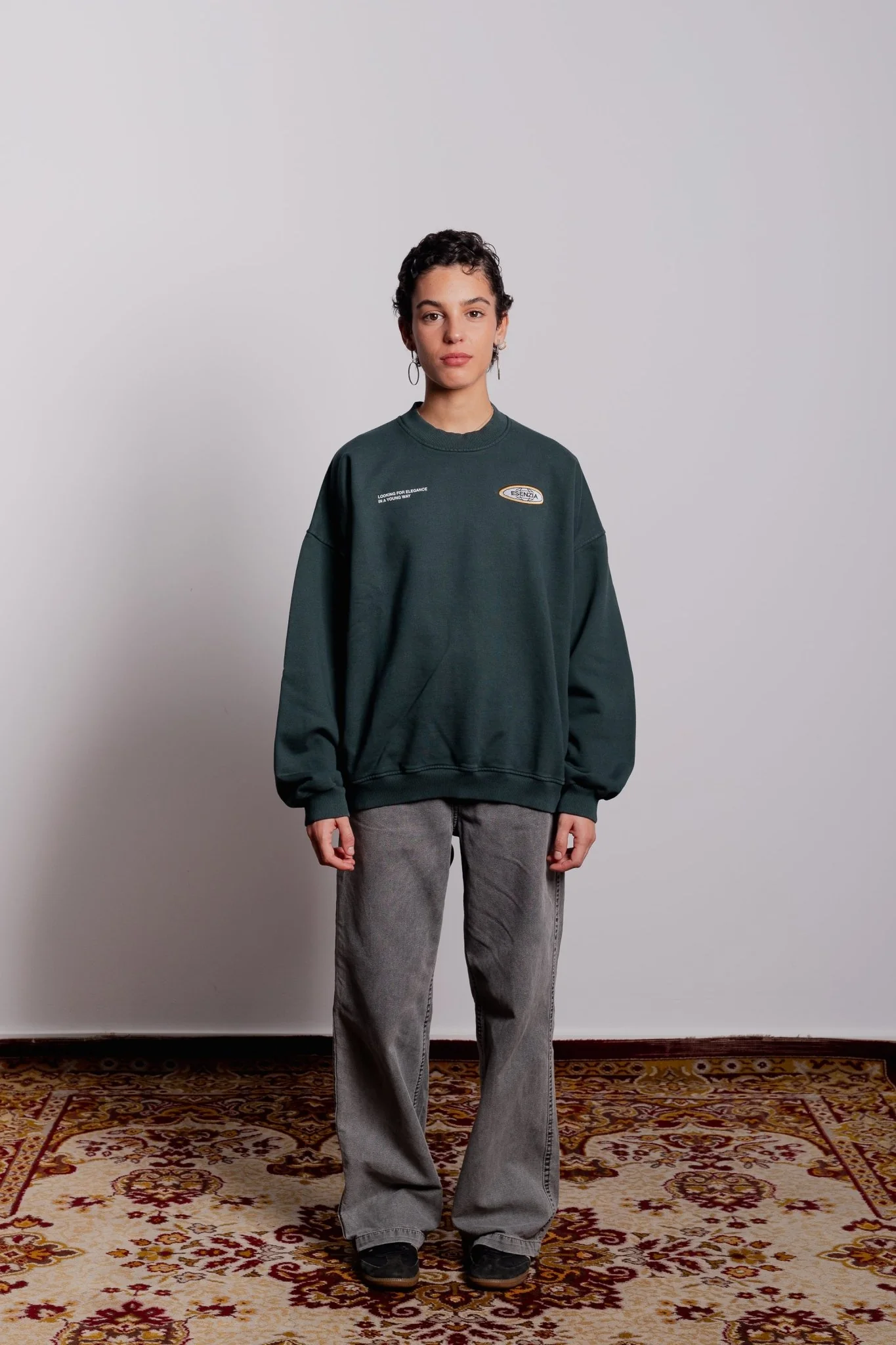 GREEN SATURNO CREWNECK - Image 6