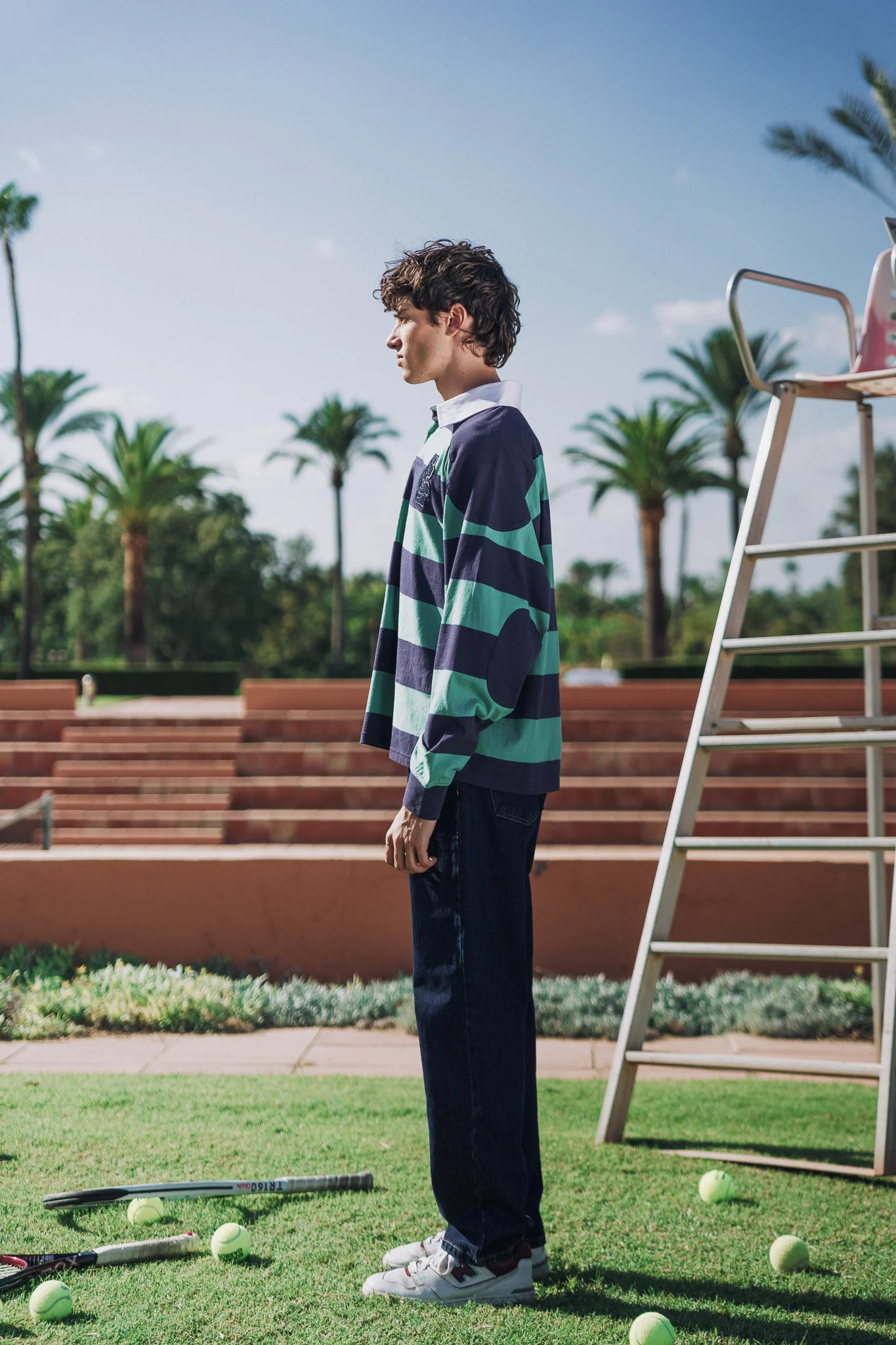 GREEN STRIPED POLO - Image 7