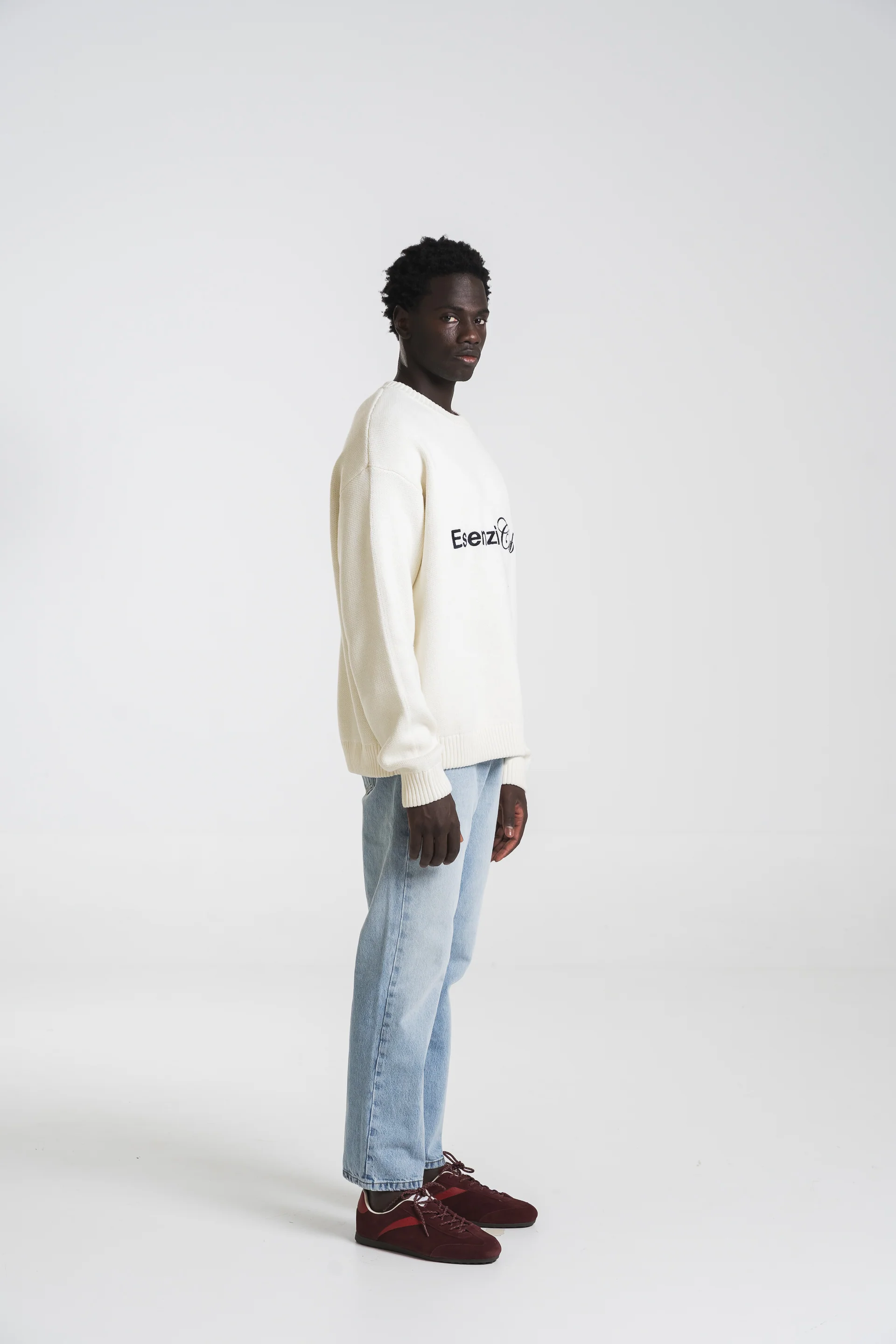 IVORY ICONIC KNIT SWEATER - Image 8