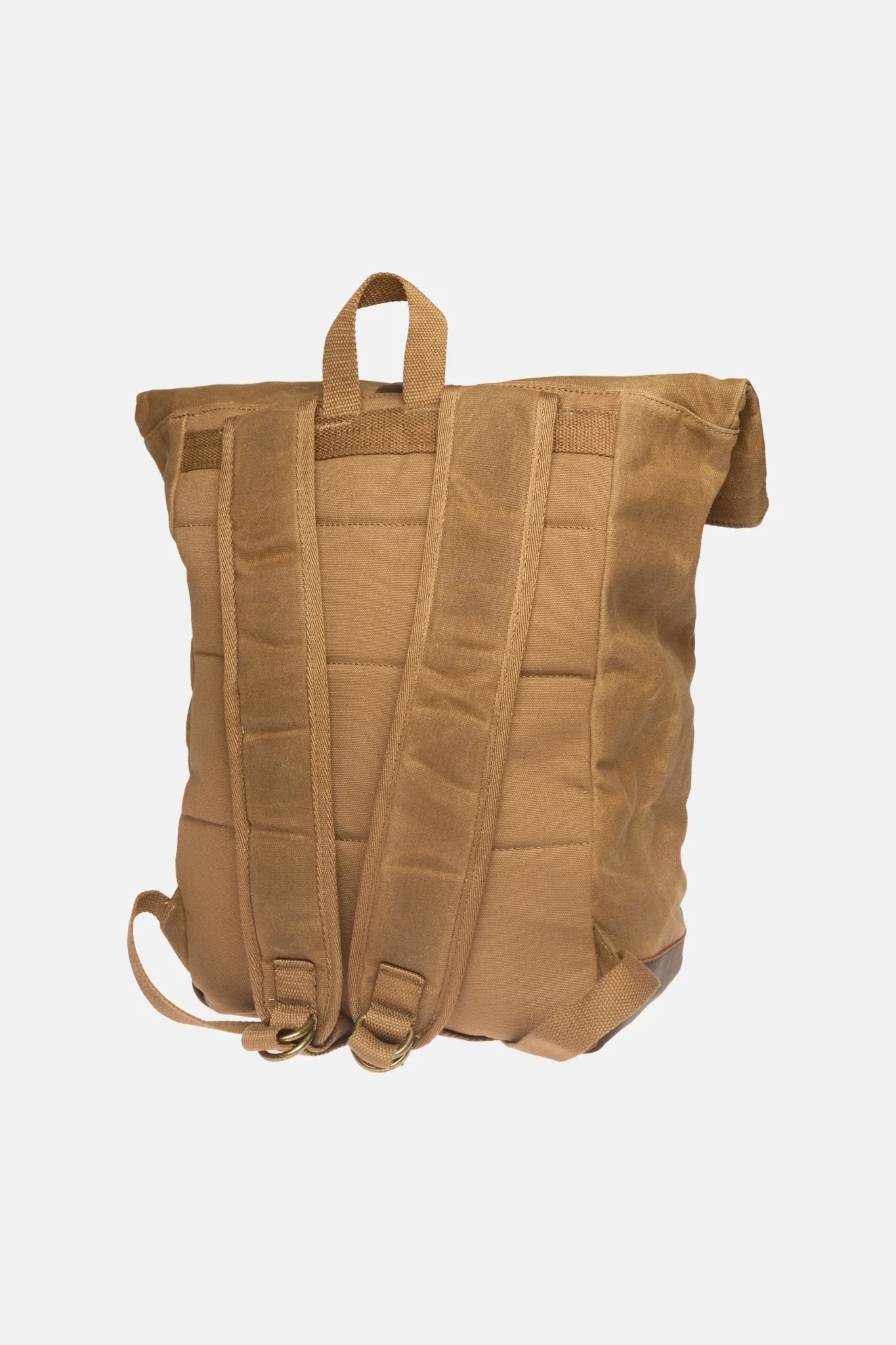 MOCHILA CLÁSICA ENCERADA BEIGE - Image 2
