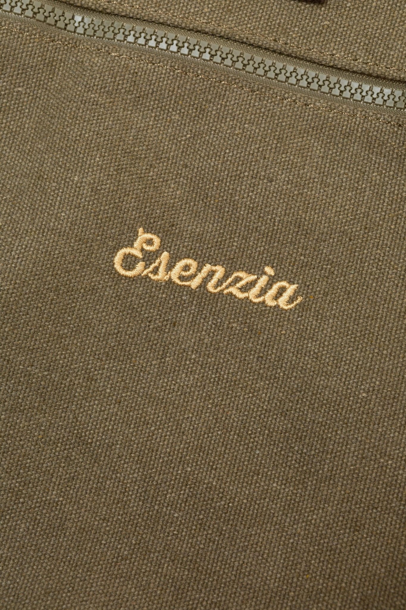 MOCHILA VINTAGE DE LONA VERDE - Image 3