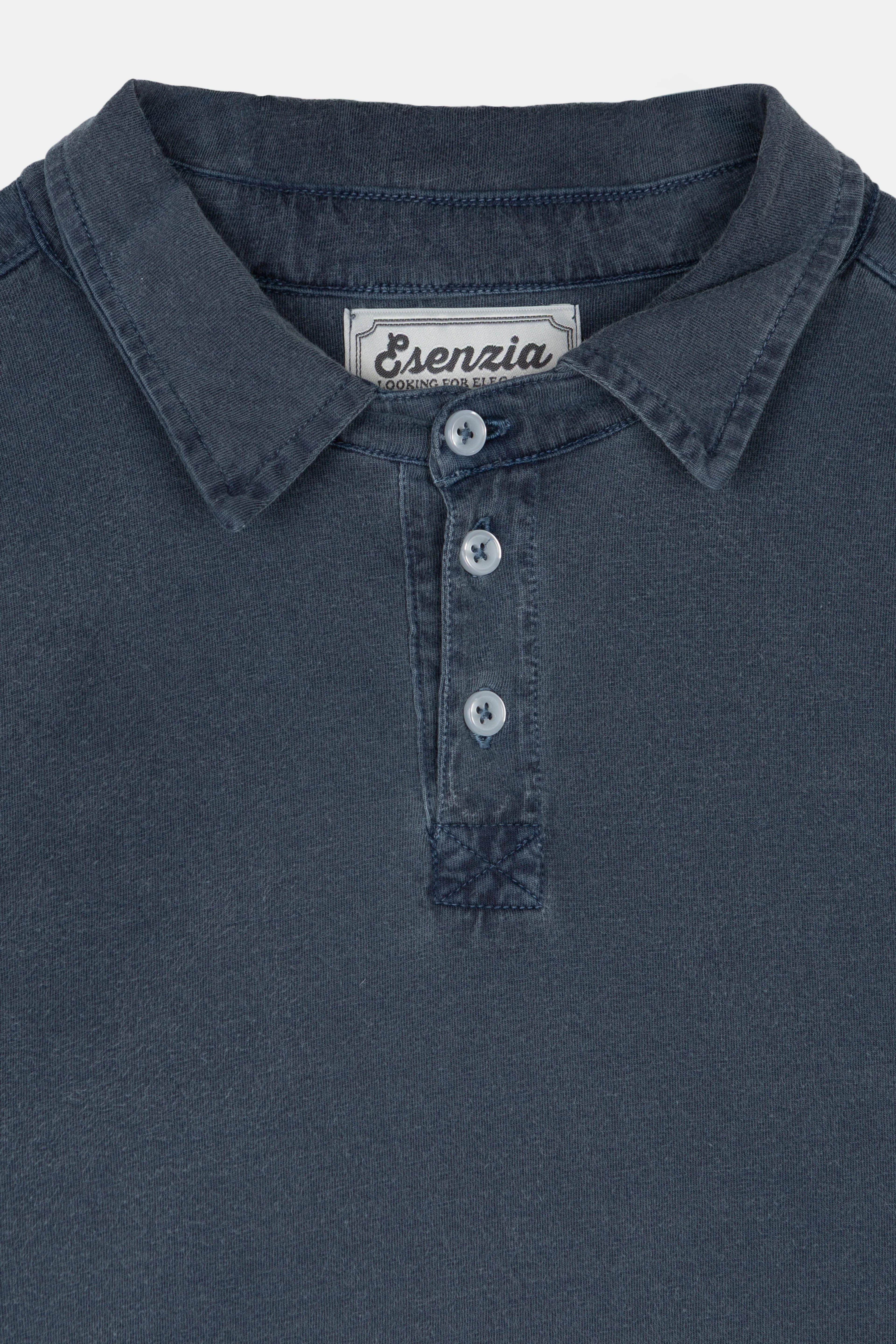 PETROL LONGSLEEVE POLO - Image 3