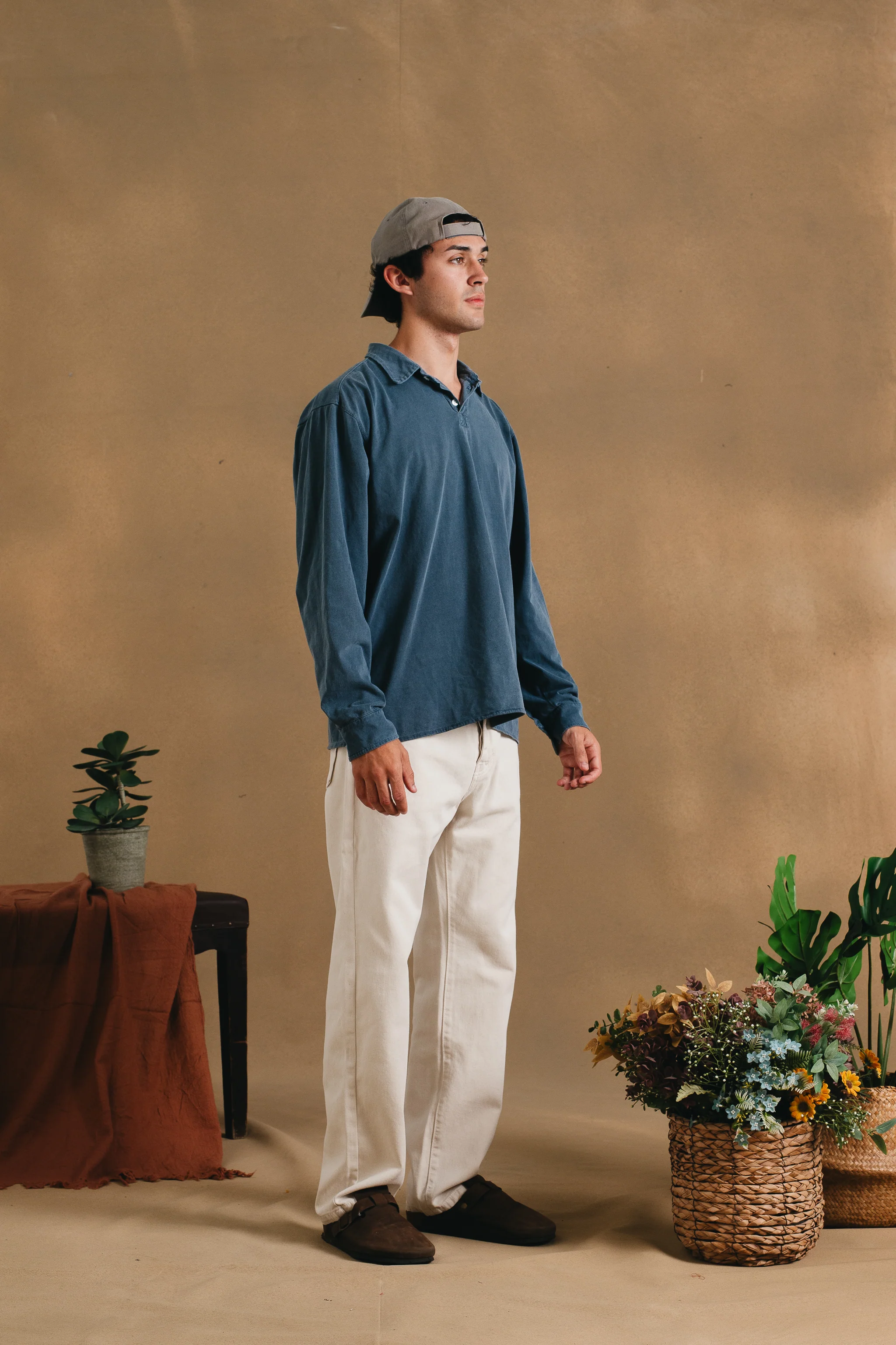 PETROL LONGSLEEVE POLO - Image 9
