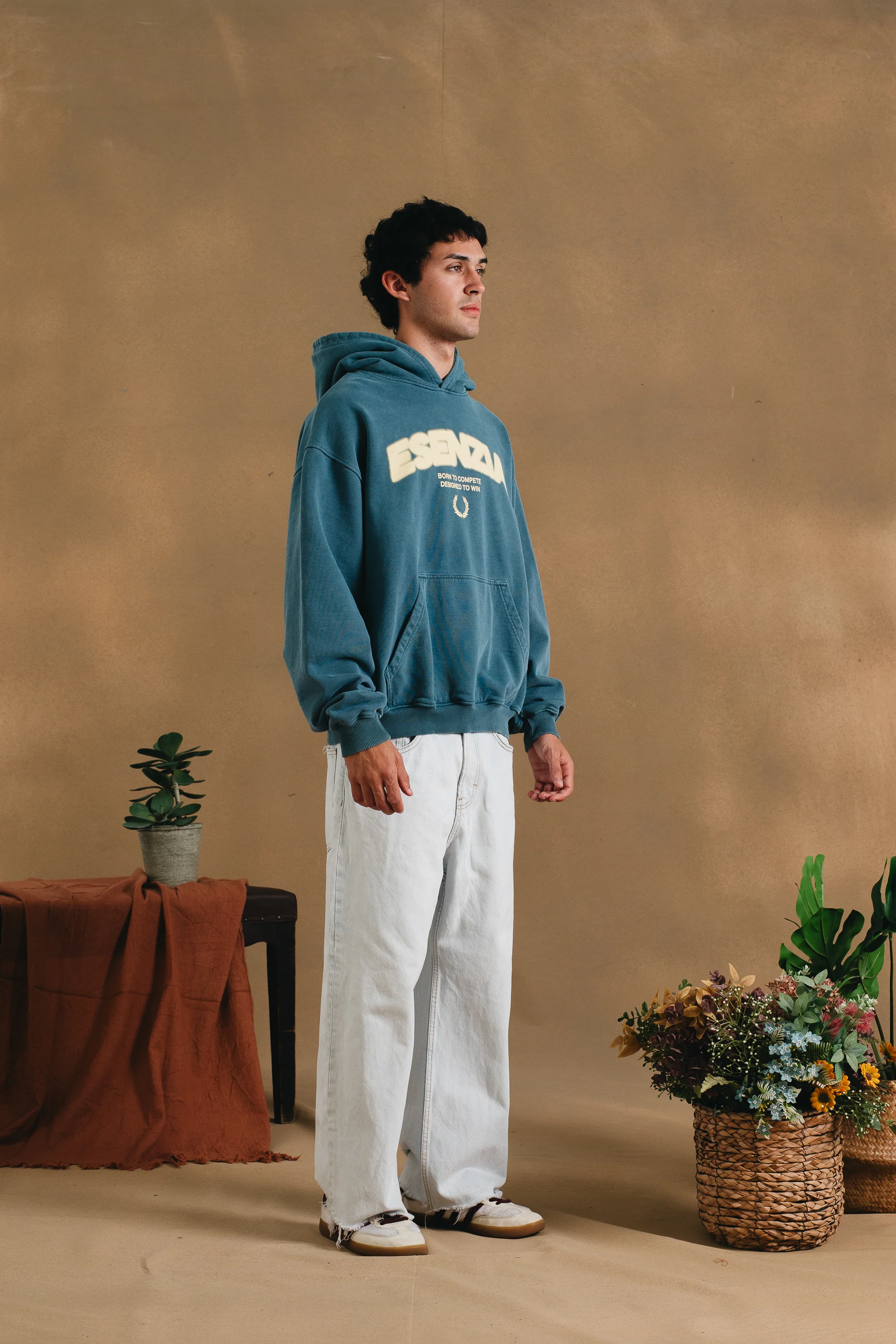 PETROL ROYAL HOODIE - Image 5