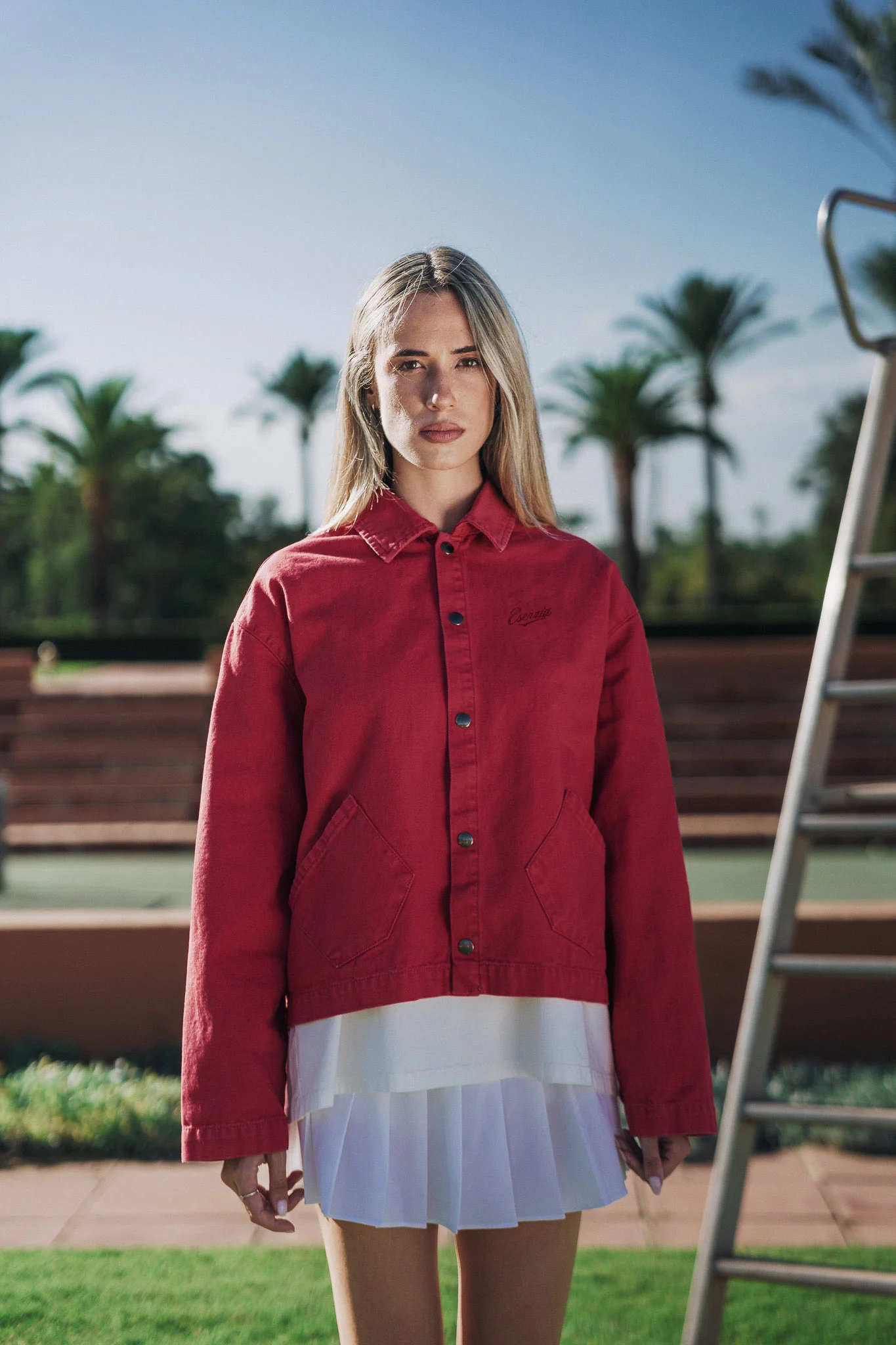 RED ESSENTIAL JACKET - Image 4