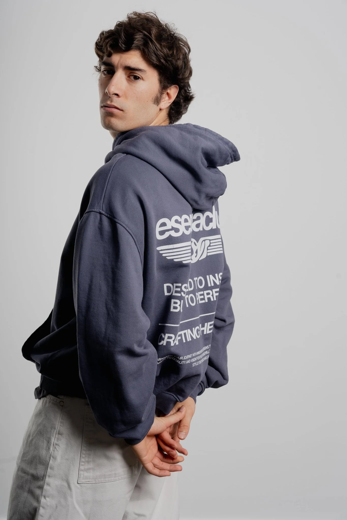 TIRE GREY RUSH HOODIE - Image 9