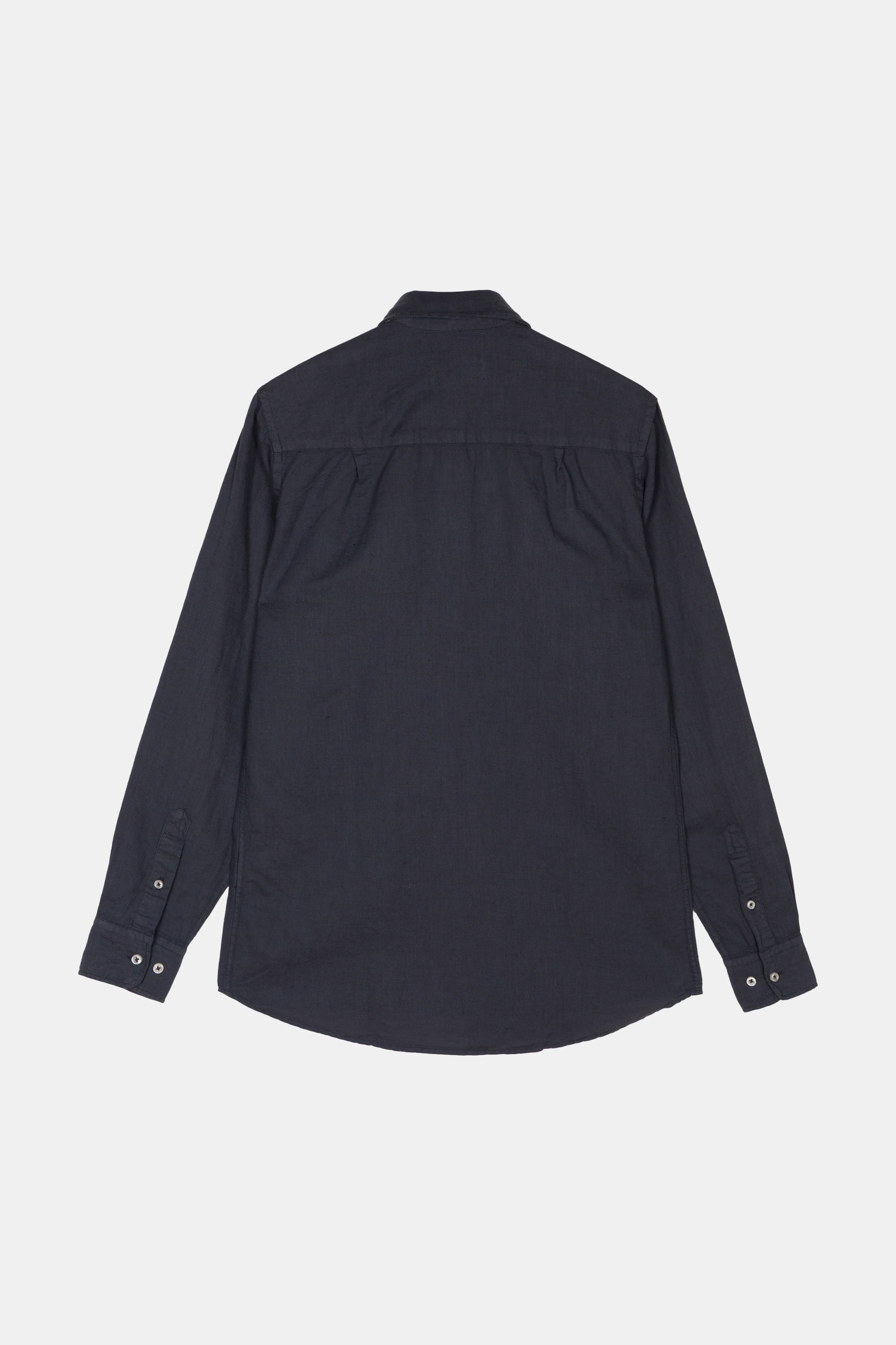WASHED BLUE INK LINEN REGULAR  POLO SHIRT - Image 3